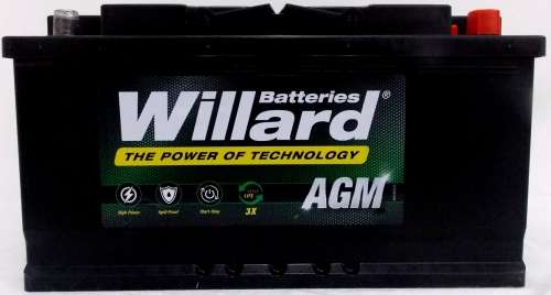 658 AGM WILLARD BATTERY - FREE ON-SITE FITMENT