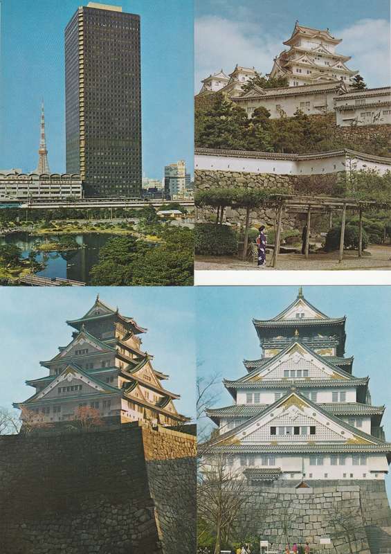 Postcards X 28 unused colour postcards of Japan as scans all shown