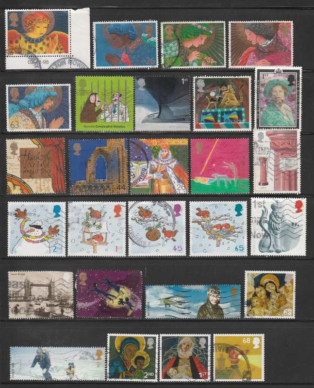 Great Britain good lot of 27 used commemoratives as scan