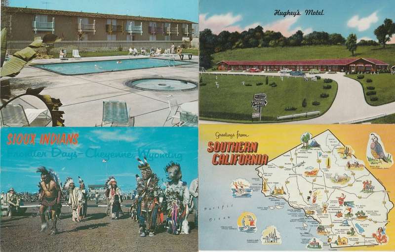 Postcards X 4 USA unused as scans No 2