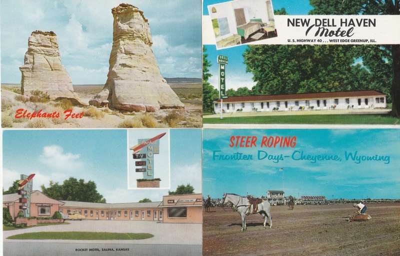 Postcards X 4 USA unused as scans No 5