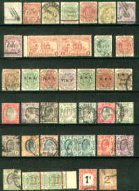 Transvaal lot of 38 stamps as scans and description