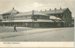 Postcard Kimberly Post Office unused