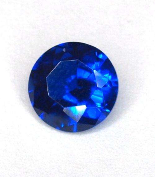 2.0 ct VIVID CORNFLOWER BLUE SAPPHIRE ROUND FACETED CUT Gemstone