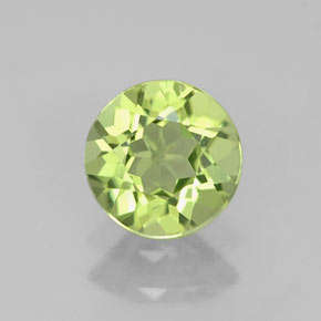 0.9 ct BEAUTIFUL UNHEATED GREEN ROUND CUT PERIDOT NATURAL Gemstone