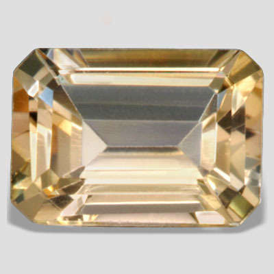 4.90 ct GOLDEN YELLOW OCTAGON FACET CUT  CITRINE Gemstone
