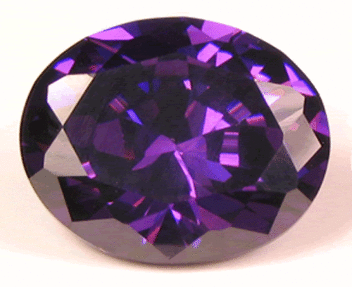 6.4 ct  LAVENDER OVAL  CUT AMETHYST AFRICA Gemstone