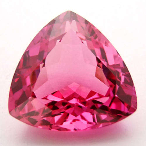8.67 ct SWEET PINK TRILLION CUT TOPAZ BRAZIL  Gemstone