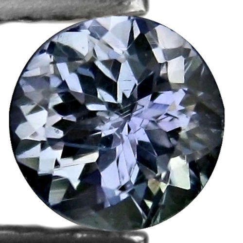 1.01 ct~ MAGNIFFICENT DIAMOND ROUND CUT  AA+ D'BLOCK NATURAL VIOLET - BLUE  TANZANITE