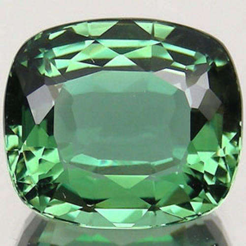 SPLENDID 23.60 ct  GREEN URUGUAY AMETHYST CUSHION  CUT - Prasiolite Gemstone