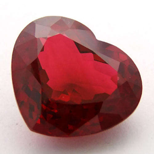 HUGE 34.29 ct  MAGNIFICENT RUBY RED HEART CUT TOPAZ GEMSTONE