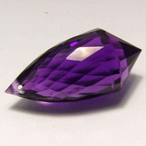 13.21 ct BEAUTIFUL PURPLE DRILLED BRIOLETTE GEMSTONE