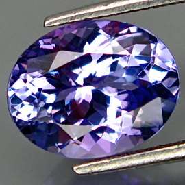 MAGNIFICENT 2.20 ct~ OVAL CUT  AA+ D'BLOCK NATURAL VIOLET - BLUE  TANZANITE [R29 500]