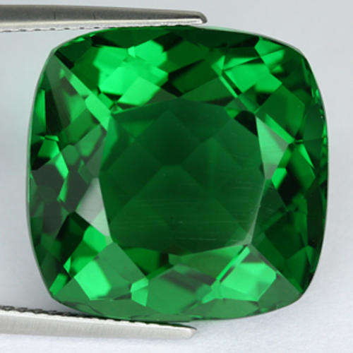 25.05 ct EXCELLENT CUSHION CUT GREEN AMETHYST - PRASIOLITE GEMSTONE
