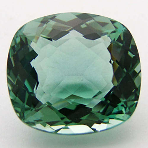 MARVELOUS 28.81 ct  GREEN URUGUAY AMETHYST CUSHION  CUT - Prasiolite Gemstone