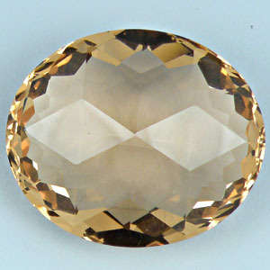 24.55 ct SALMON PINK OVAL CUT MORGANITE GEMSTONE