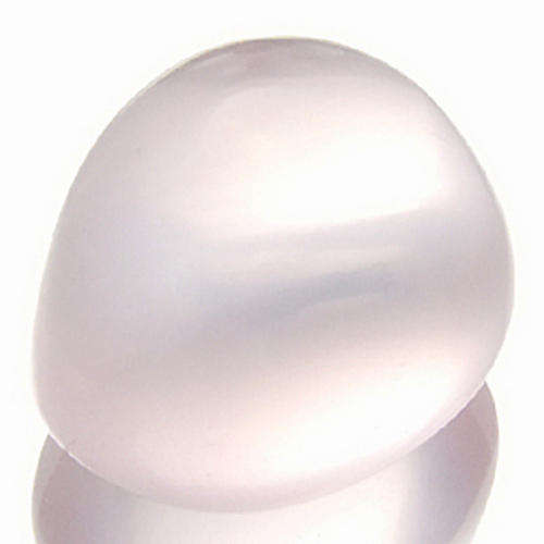 10.98 ct  Baby Pink ROSE  QUARTZ Oval Cabochon Cut