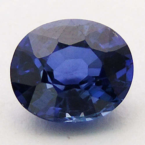 4.51 ct MIDNIGHT BLUE  OVAL CUT SAPPHIRE GEMSTONE