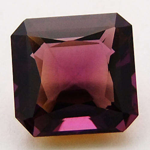 5.90 ct PURPLE & YELLOW OCTAGON EMERLAD CUT AMETRINE GEMSTONE