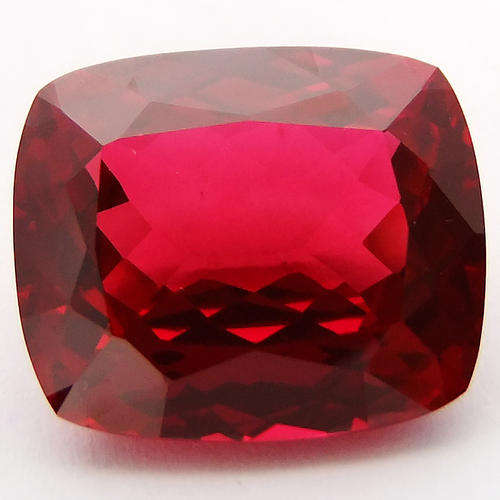 SUBLIME 28.11 ct MAGNIFICENT TOP RED CUSHION CUT TOPAZ GEMSTONE