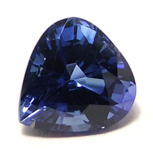 4.10 ct  MAGNIFICENT PEAR CUT MIDNIGHT BLUE SAPPHIRE GEMSTONE