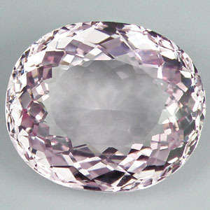 29.75 ct  AAA MINAS GERAIS PINK OVAL FACET CUT KUNZITE  Gemstone.