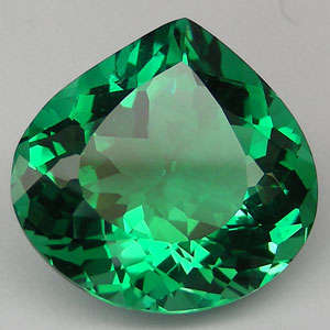 16.85 ct STUNNING PEAR CUT GREEN AMETHYST GEMSTONE - Prasiolite