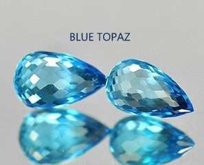 SKY BLUE TOPAZ 10 x 7 mm PEAR CUT