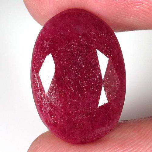 10.50 ct FINE QUALITY AAA NATURAL RICH RED PRECIOUS RUBY GEM OVAL CUT