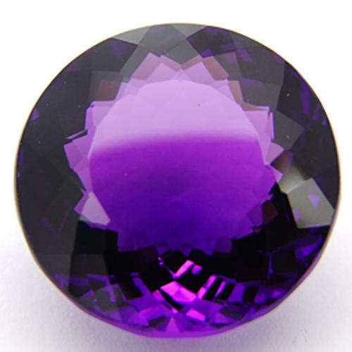 Glitters of Glamour Collection - 34.22 ct PURPLE ROUND CUT AMETHYST GEMSTONE