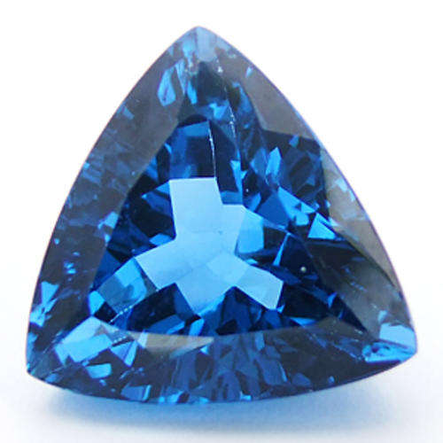Glimmers of Glamour Collection - 12.89 ct  INCREDIBLE SWISS BLUE TRILLIANT CUT TOPAZ GEMSTONE