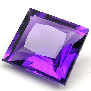 Glimmers of Glamour Collection - 11.35 ct PURPLE SQUARE CUT AMETHYST GEMSTONE