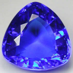 35.85 ct  TANZANITE BLUE NATURAL CUT  QUARTZ GEMSTONE AAA