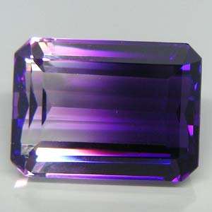 21.84 ct WONDERFUL EMERALD CUT BI COLOUR AMETHYST - Natural Gemstone