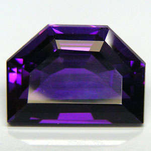 19.27 ct MAGNIFFICENT FANCY CUT  ROYAL PURPLE AMETHYST GEMSTONE