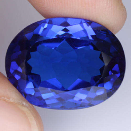 18.94 ct EXQUISITELY~OVAL CUT LONDON BLUE TOPAZ Gemstone