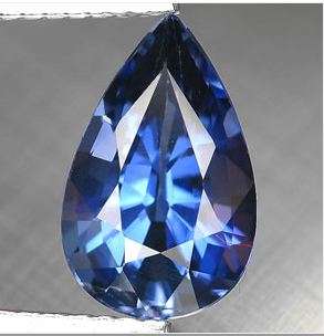 3.40 ct.PEAR CUT BLUE SAPPHIRE CEYLON Gemstone
