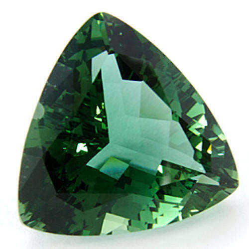 21.96 ct **LOVELY!! GREEN TRILLIANT CUT AMETHYST  - Prasiolite Gemstone