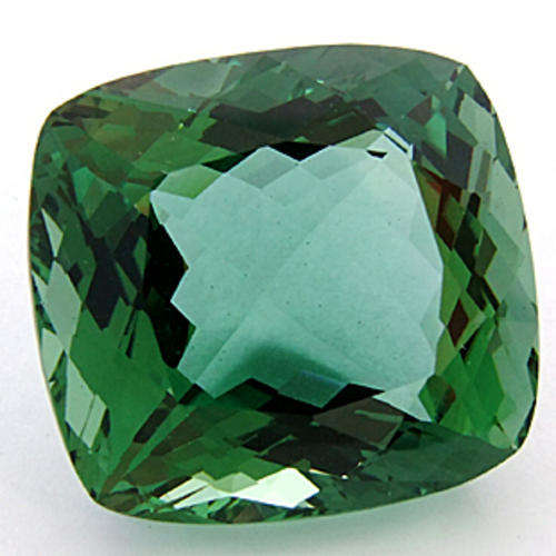 29.76 ct ** AMAZING !! GREEN CUSHION CUT AMETHYST   - Prasiolite Gemstone