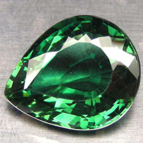 26.66 ct AAA! CHROME GREEN AFRICAN QUARTZ PEAR CUT Gemstone
