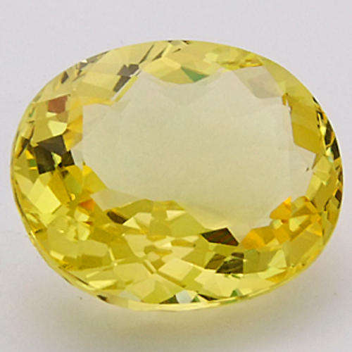 17.43 ct Beautiful Natural Oval Cut Lemon Quartz  Gemstone