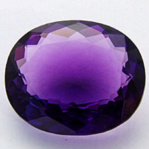 19.67 ct Impressive Oval Cut Purple Amethyst Gemstone