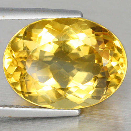 INCREDIBLE 9.30 ct  YELLOW OVAL CUT CITRINE  Gemstone