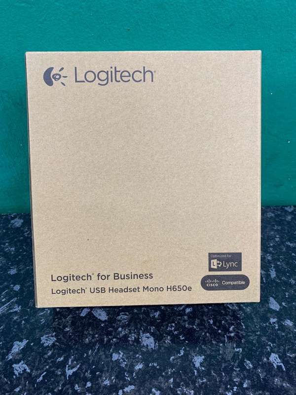 Logitech H650E Wired Mono Desktop Headset |Logitech H650e Stereo USB Business Headset
