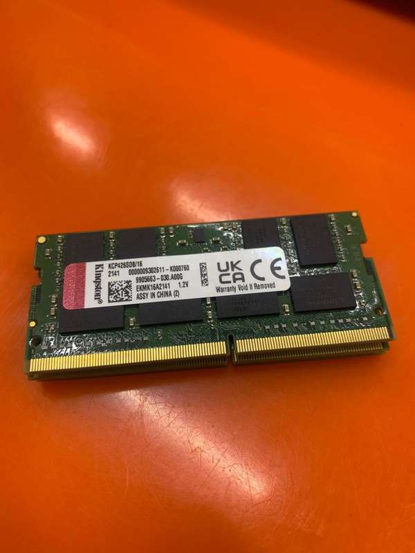 Kingston 16 GB DDR4 Laptop RAM, 2666MHz, SODIMM, 1.2V