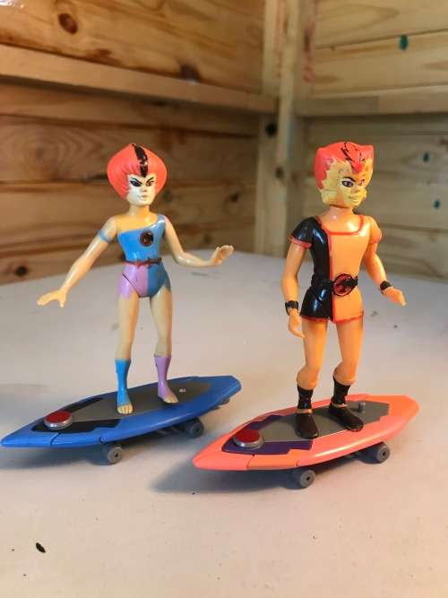 Thundercats 1986 Wilykit and Wilykat Figure Vintage