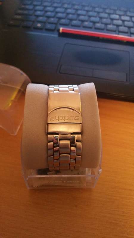 Swatch irony the chrono get fly black