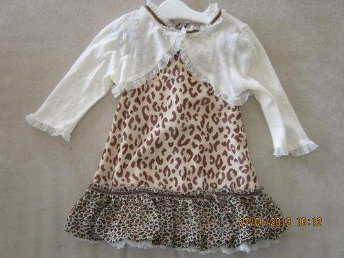 Gorgeous UK Designer Kate Mack 2 piece Trendy outfit.Size 6-12 months.Exc cond
