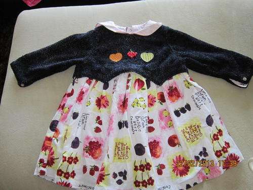 Very Pretty French Designer Babymini par Catimini dress aged 9 to 12 months