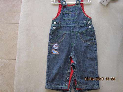 UK Designer St. George by Duffer dungarees. Size 9-12 months Exc cond